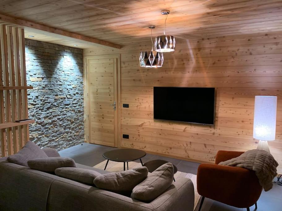 Superbe Chalet Avec Vue Montagne Orcières Extérieur photo